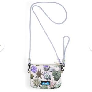 KAVU Renrose succulent design convertible bag - NWT